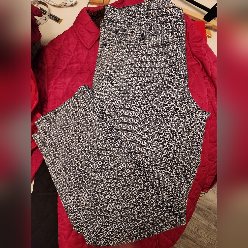 Tory Burch Chain Link Denim Jeans - Sz 30